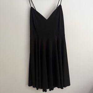 Black 90s skater dress